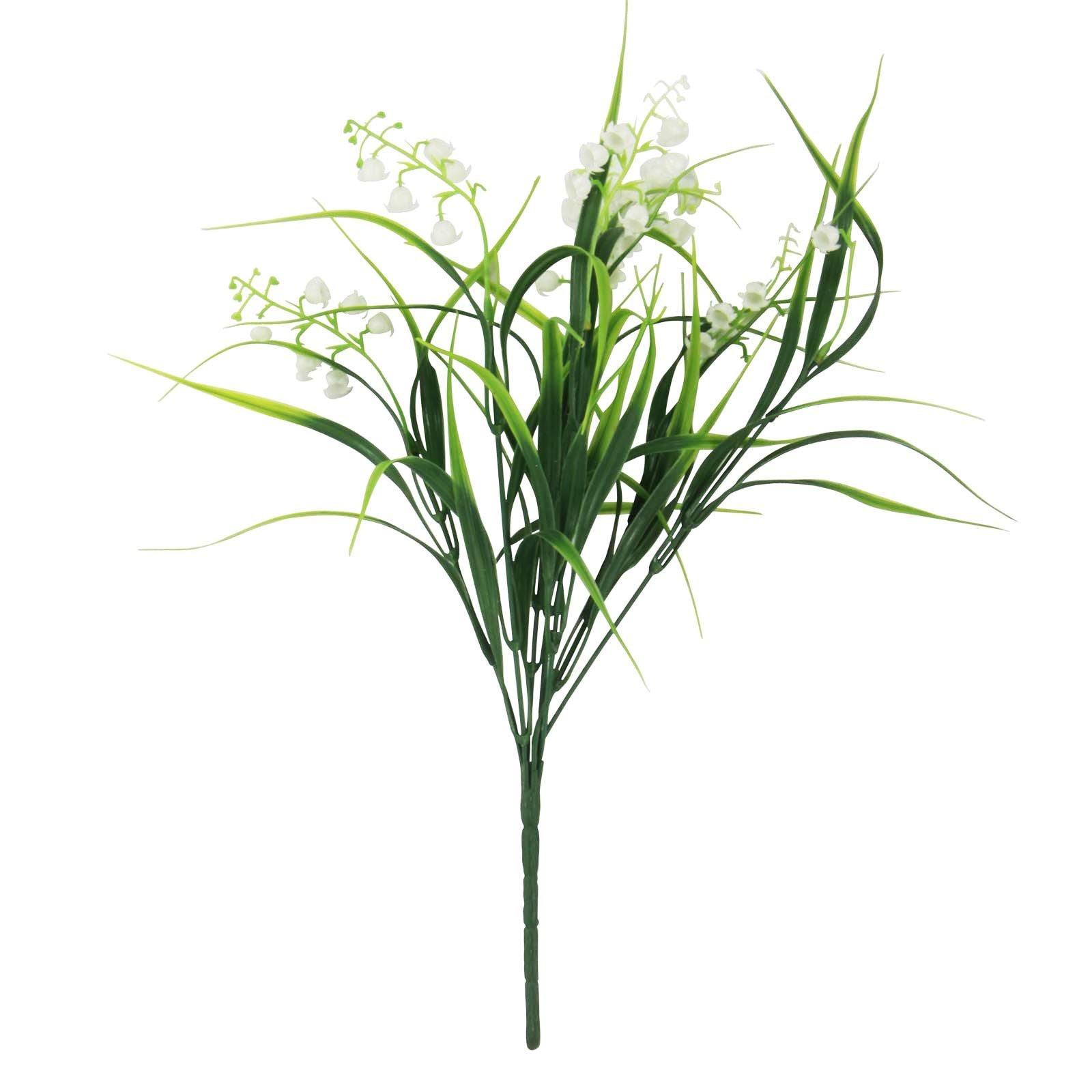 Plastic Lily of the Valley Foliage Bunches