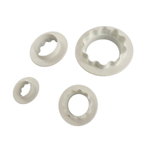 Set of 3 Double Sided Round and Wavy Cutters