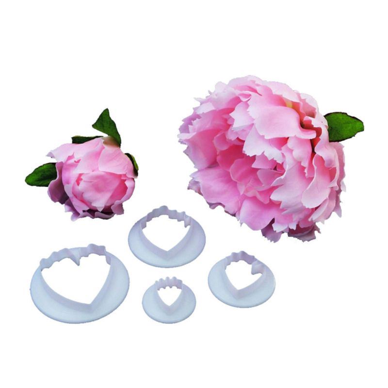 Peony Flower Cookie Cutter Sets