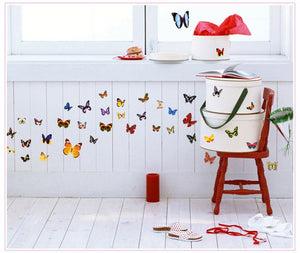 Set of 60 Butterfly Vinyl Stickers