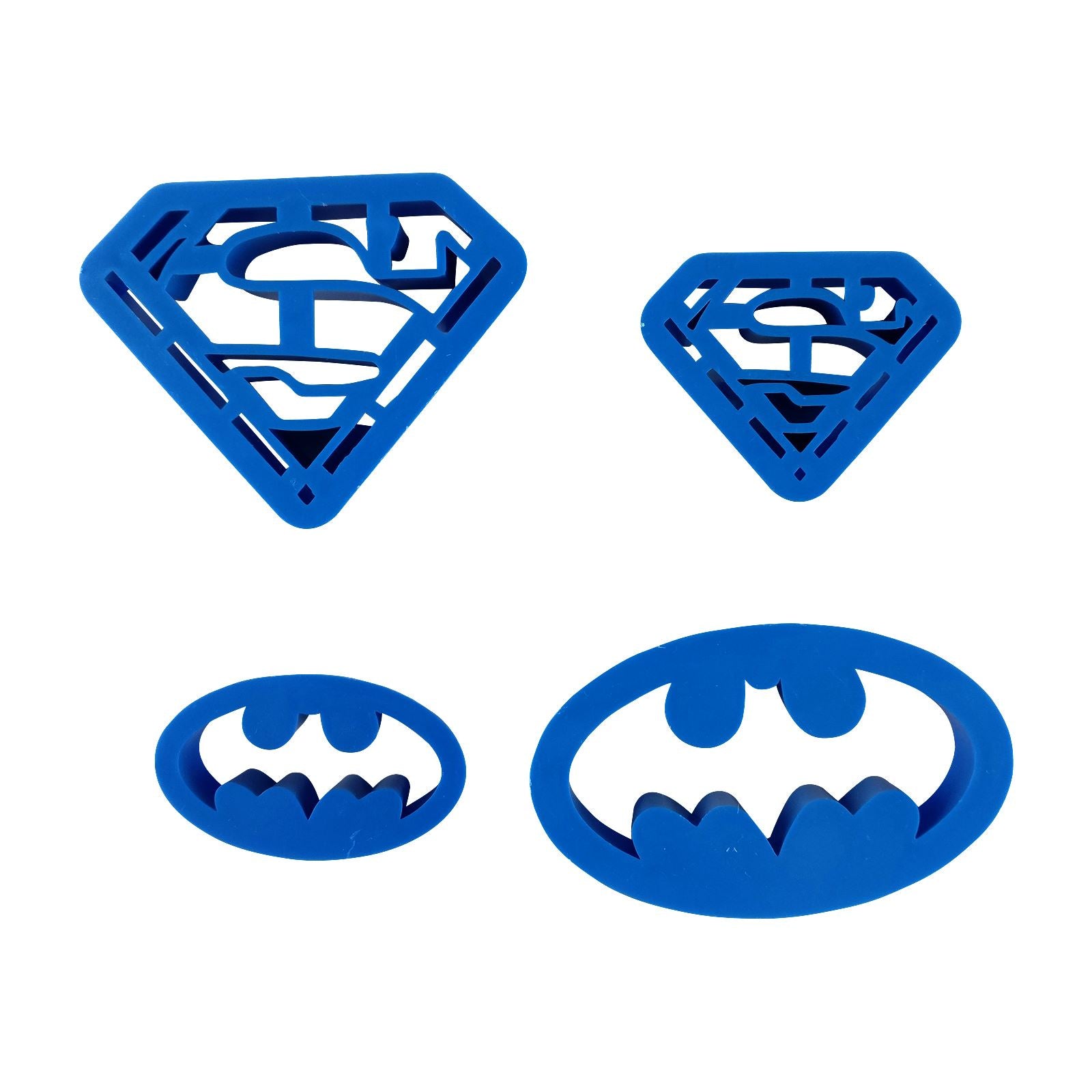 Set of 4 Superhero Cookie Cutters