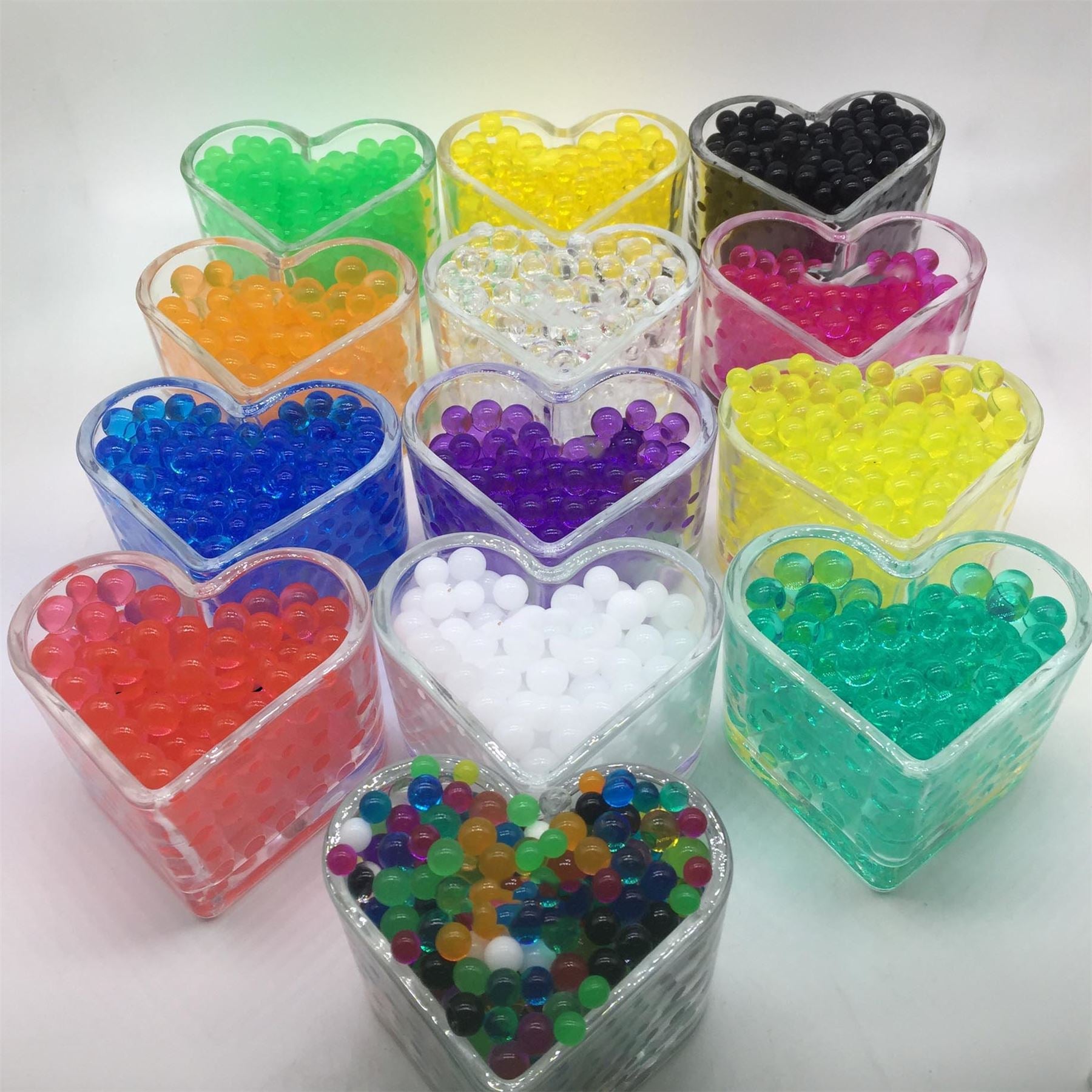 Expanding Silica Water Beads - Jelly Ball Gel Premium Bulk Quantity Orbeez