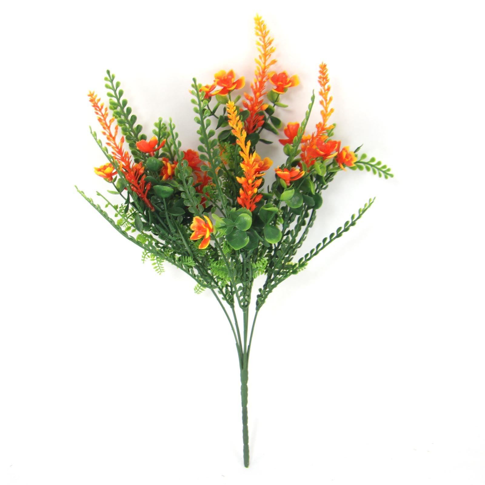 Premium Flowered Plastic Foliage Bunch