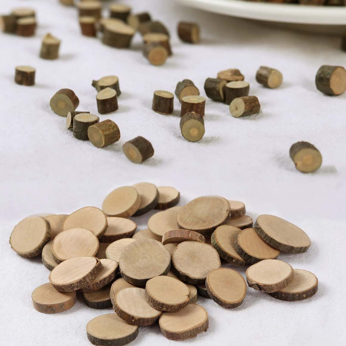 Rustic Wood Slices Scatter Confetti