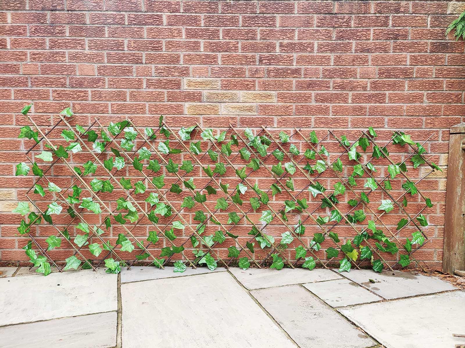 Artificial Ivy Leaf Trellis Screen