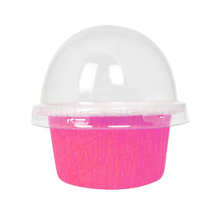 Cupcake Cases with Clear Dome Lids