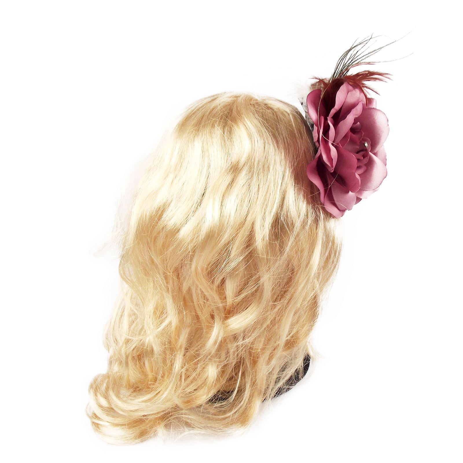 Double Rose Fascinator