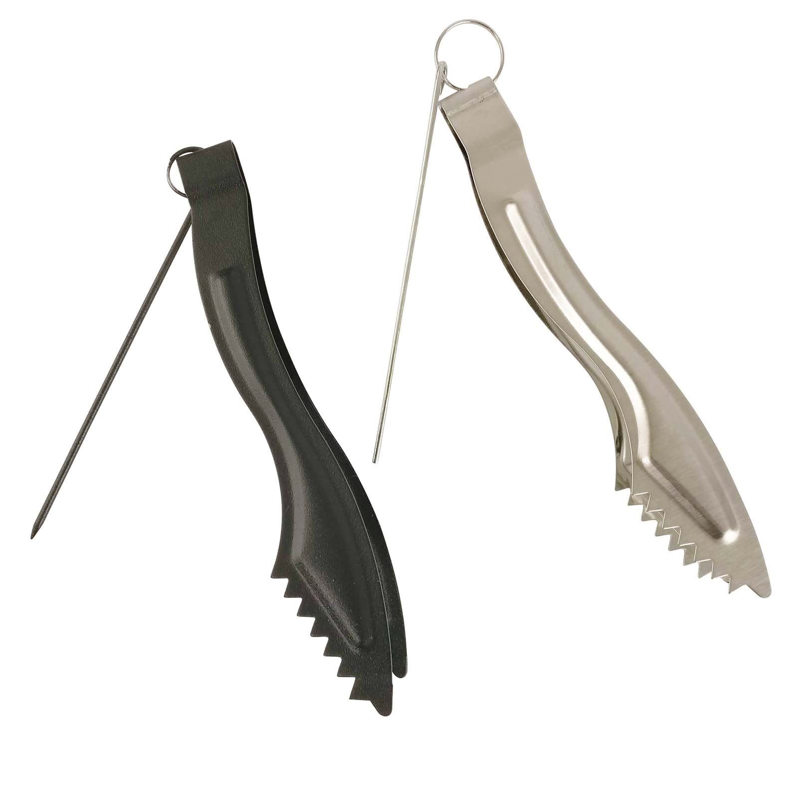 Premium Toothed Tongs with Poker