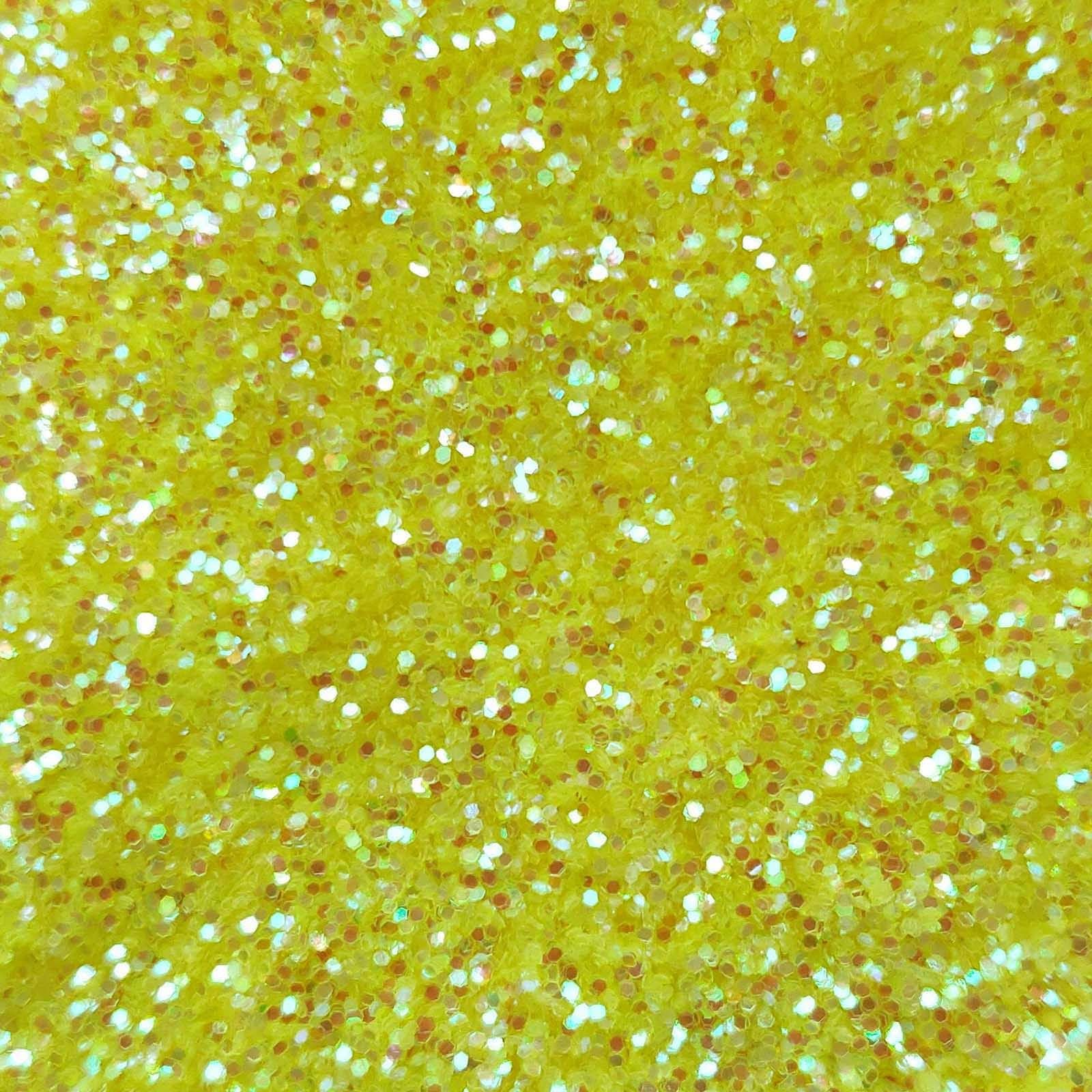 Glitter Elements - Iridescent Yellow - 0.6mm Hex