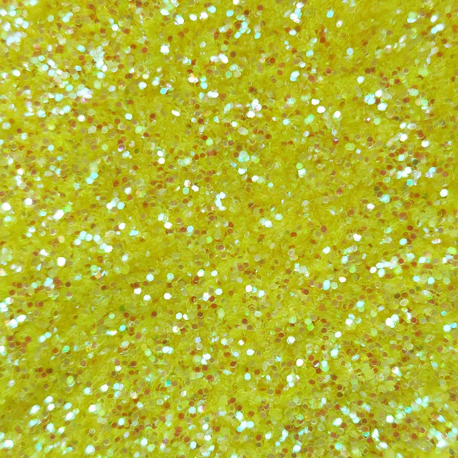 Glitter Elements - Iridescent Yellow - 0.6mm Hex