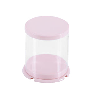 Premium Mini Transparent Cake Box - Hat Box Bento Cupcake Gift Display