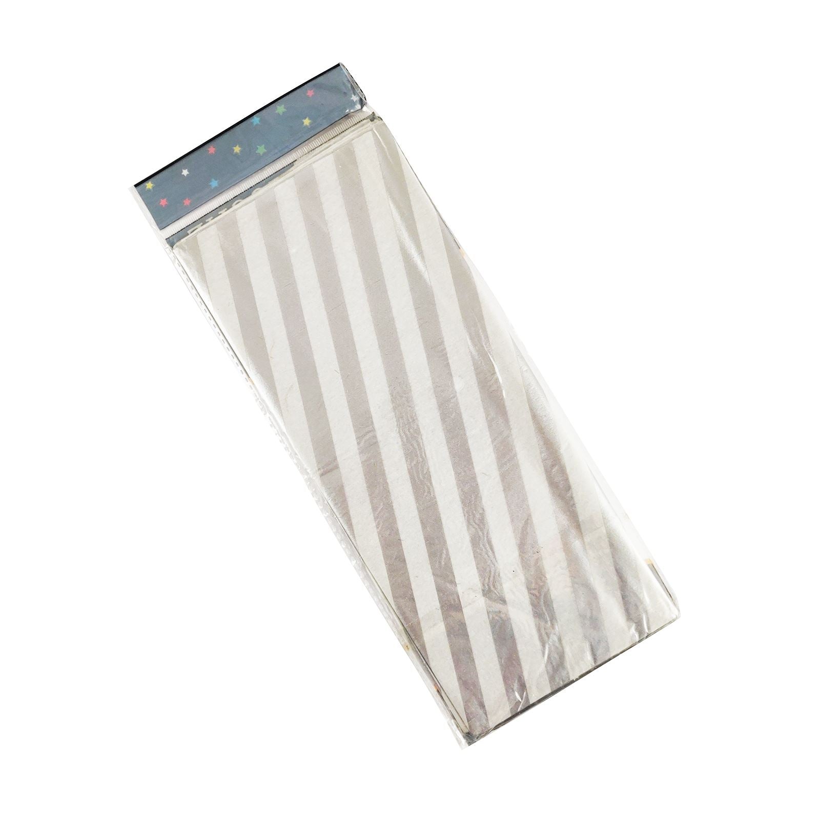 Pack of 20 Printed Metallic Tissue Paper