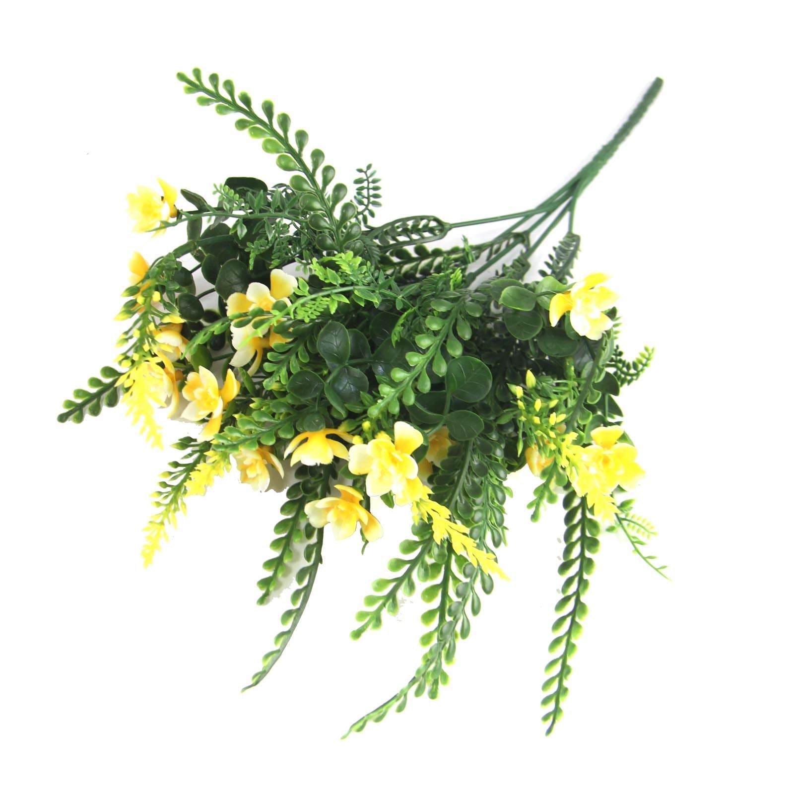 Premium Flowered Plastic Foliage Bunch