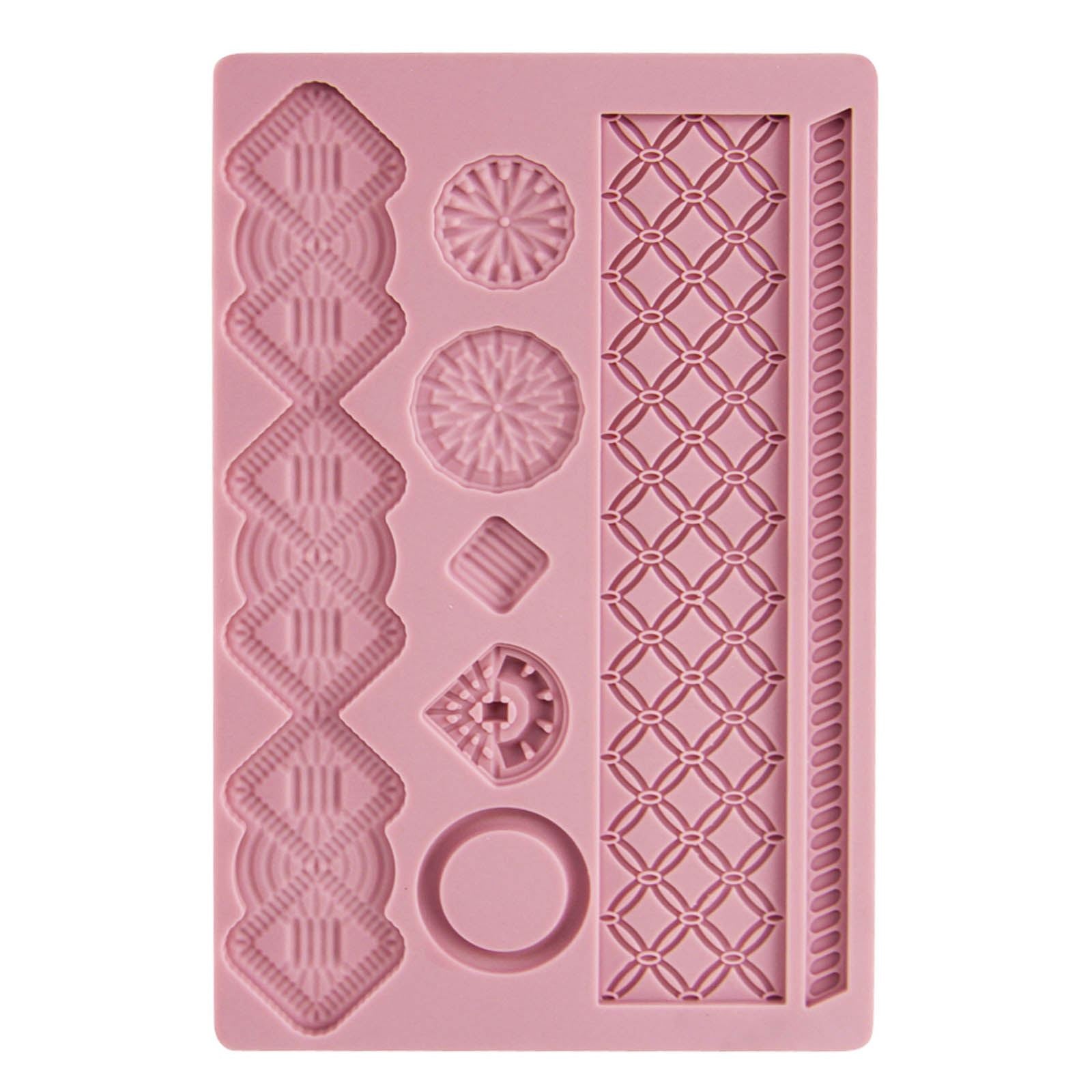 Lace, Shapes and Borders Silicone Moulds