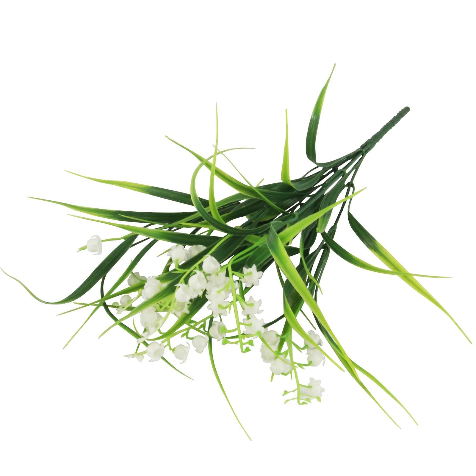 Plastic Lily of the Valley Foliage Bunches
