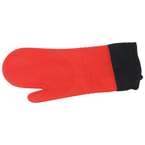 Deluxe Heat Resistant Silicon Oven Mitts With Lining