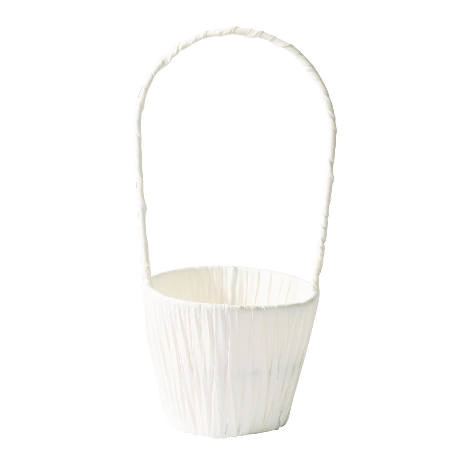 Steel and Hessian Tall Handle Baskets
