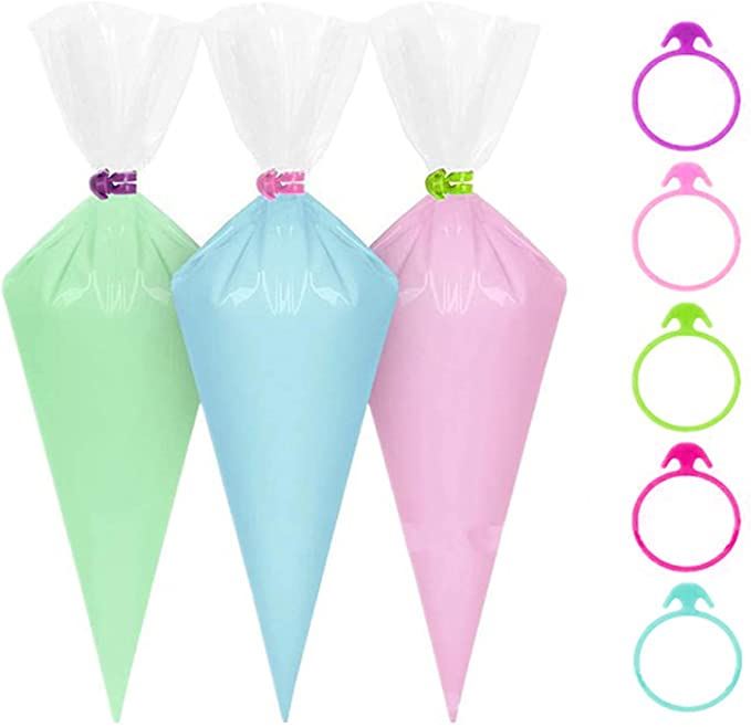10x Silicone Piping Bag Ties - NOT TWIST TIES