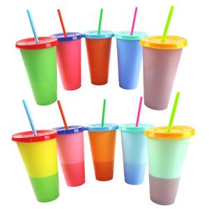 Color-Changing 24oz Straw Cup