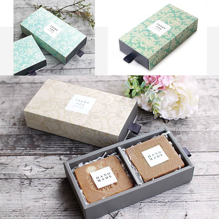 10x Two Compartment Vintage Damask Boxes