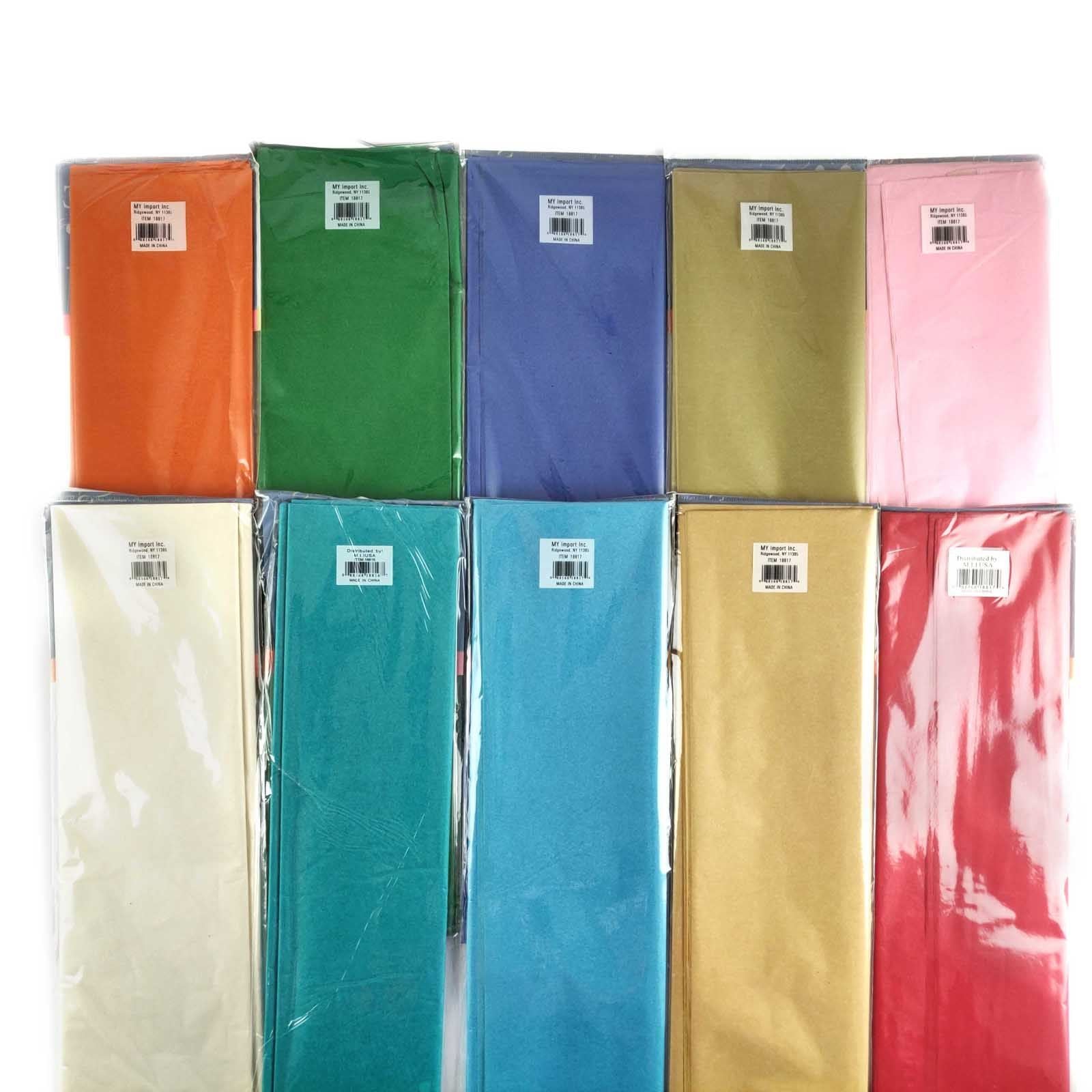 200x Assorted Premium Large Tissue Paper Sheets