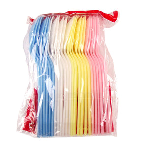 Pastel Coloured Disposable Cutlery