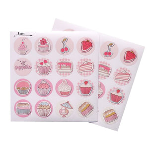 Sticker Sheets - Pink Cupcakes