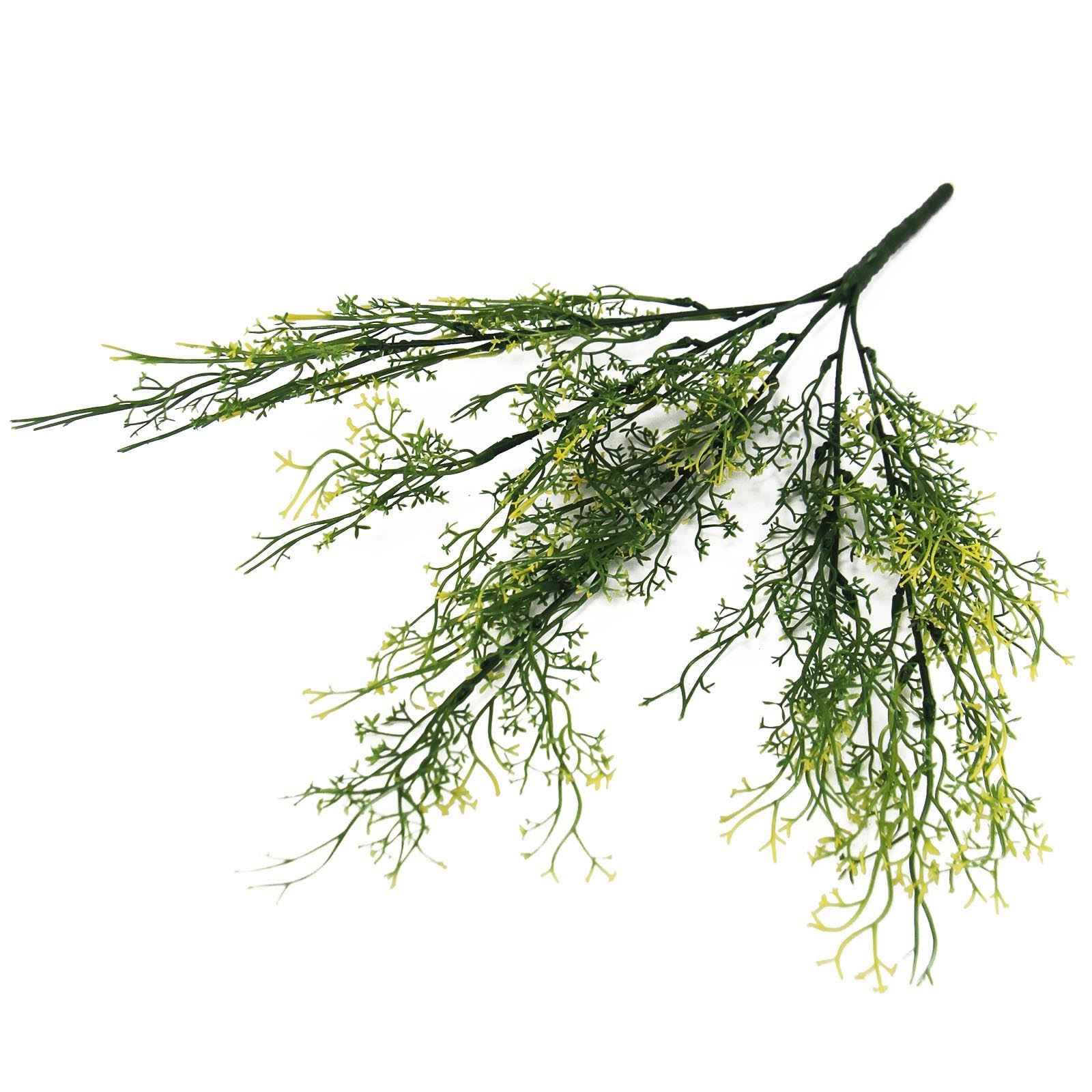 Plastic Wispy Foliage Bunches with Coloured Tips