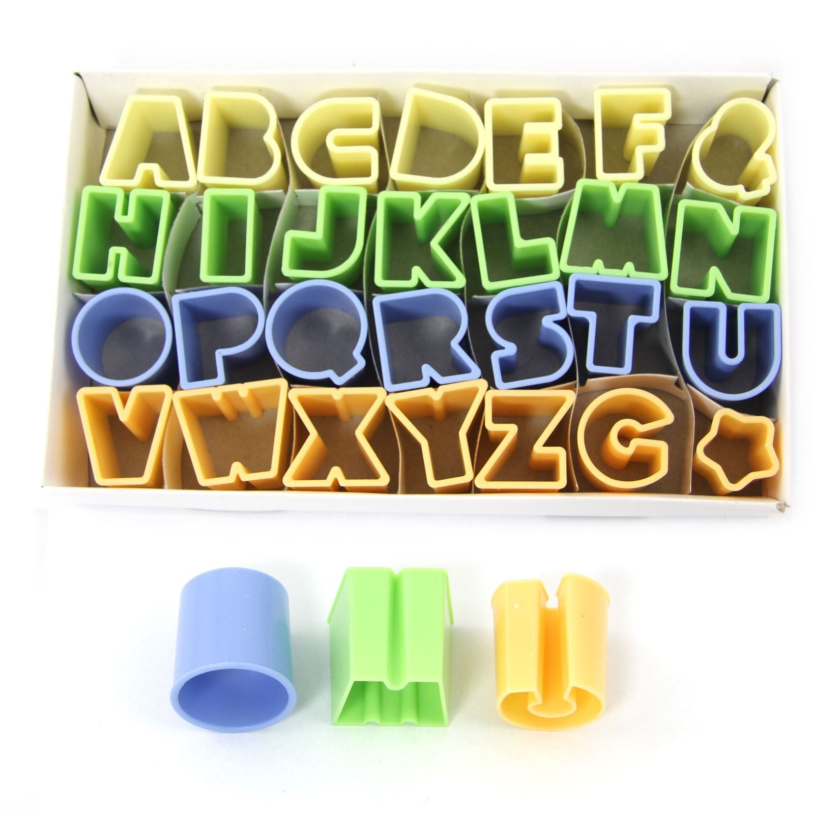 Box of Extra Deep Alphabet Cookie Cutters