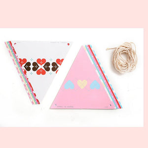 Colourful Heart and Party Paper Party Buntings