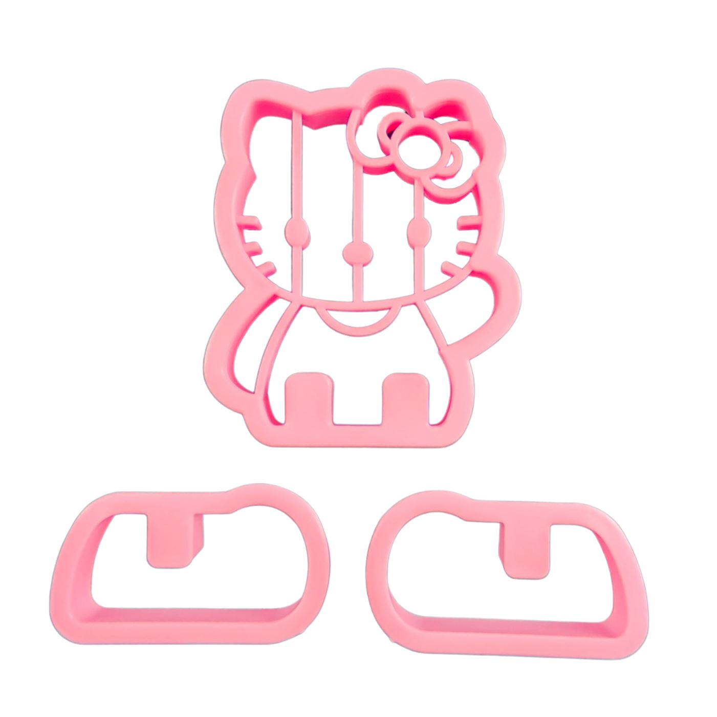 Set of 3 Hello Kitty Embossing Cookie Cutters