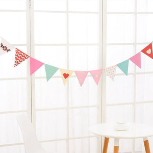 Colourful Heart and Party Paper Party Buntings