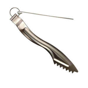 Premium Toothed Tongs with Poker