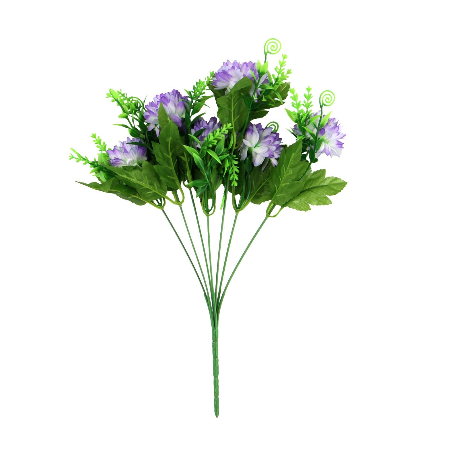 7 Head Small Spiky Mum Flower Bunch