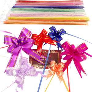 200x Assorted Styles Butterfly Pull Bows