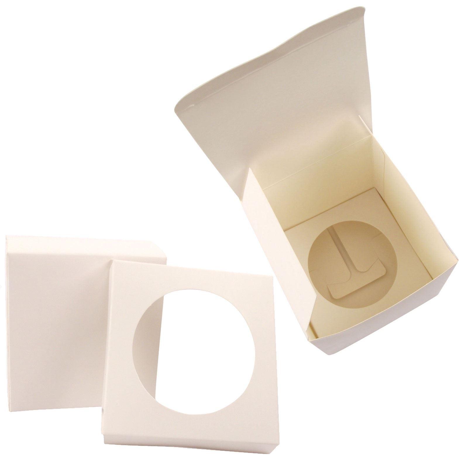 8cm Single White Cupcake Boxes