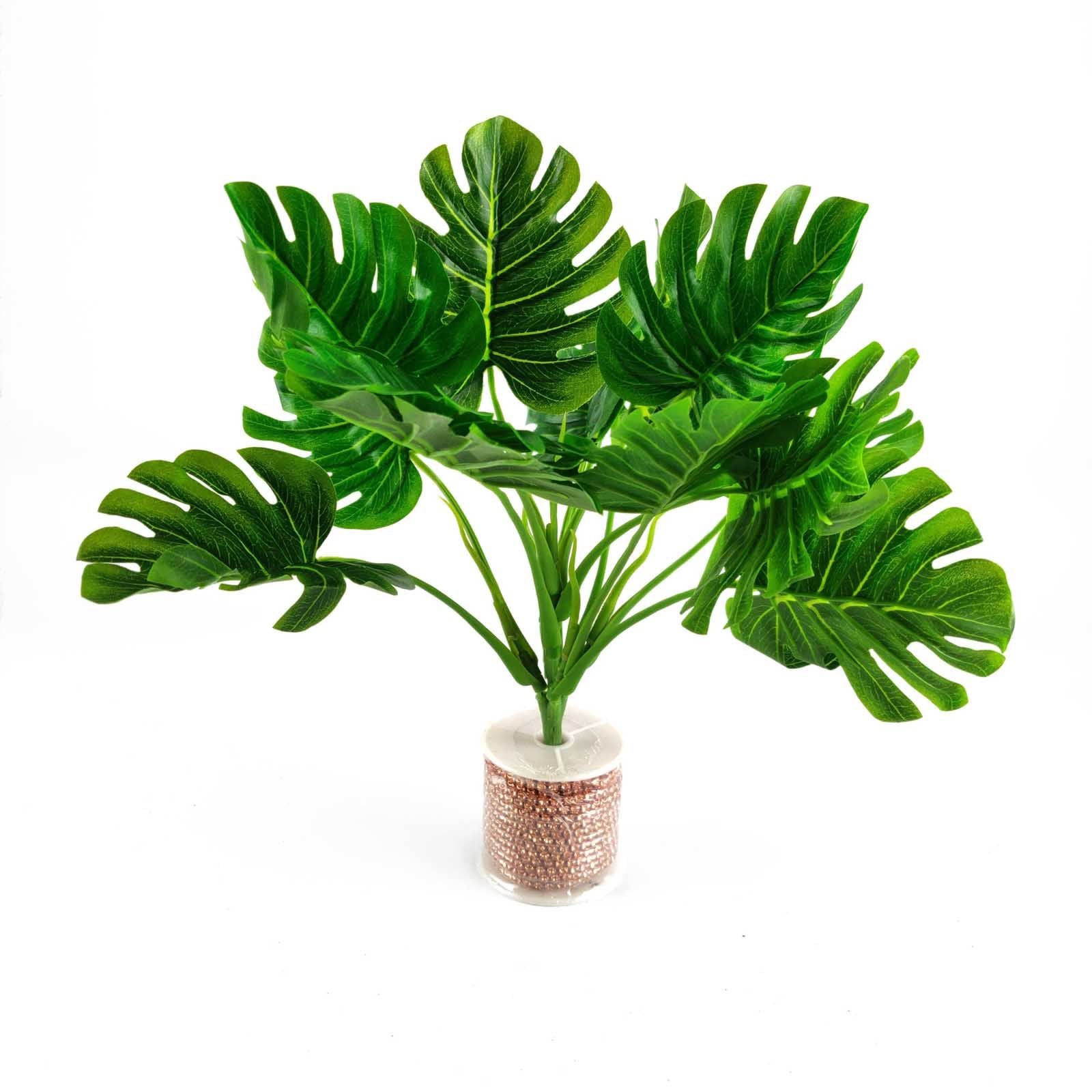 Bunch of 14 Premium Mini Cheeseplant Leaves