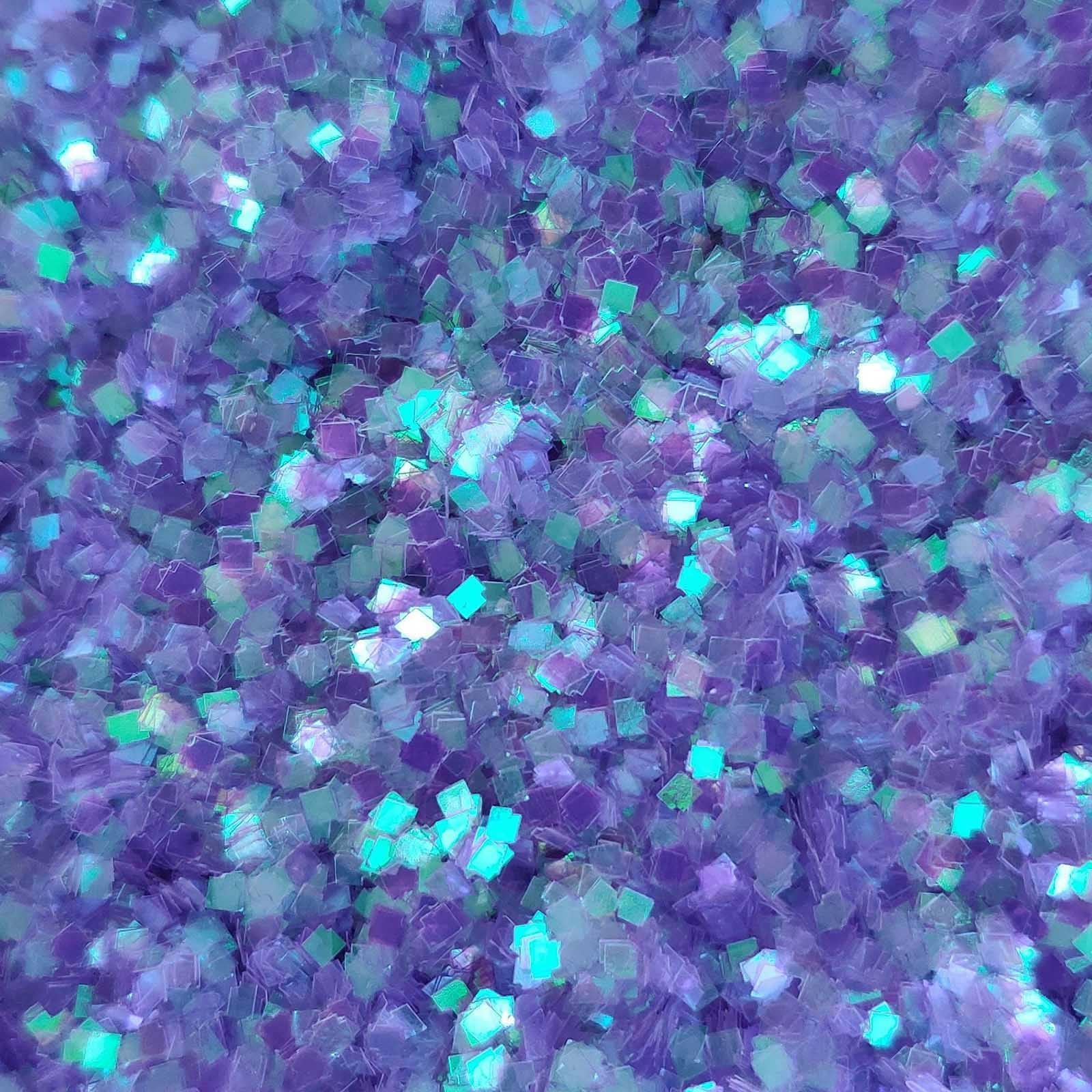 Glitter Elements - Iridescent Lavender - 1mm Square