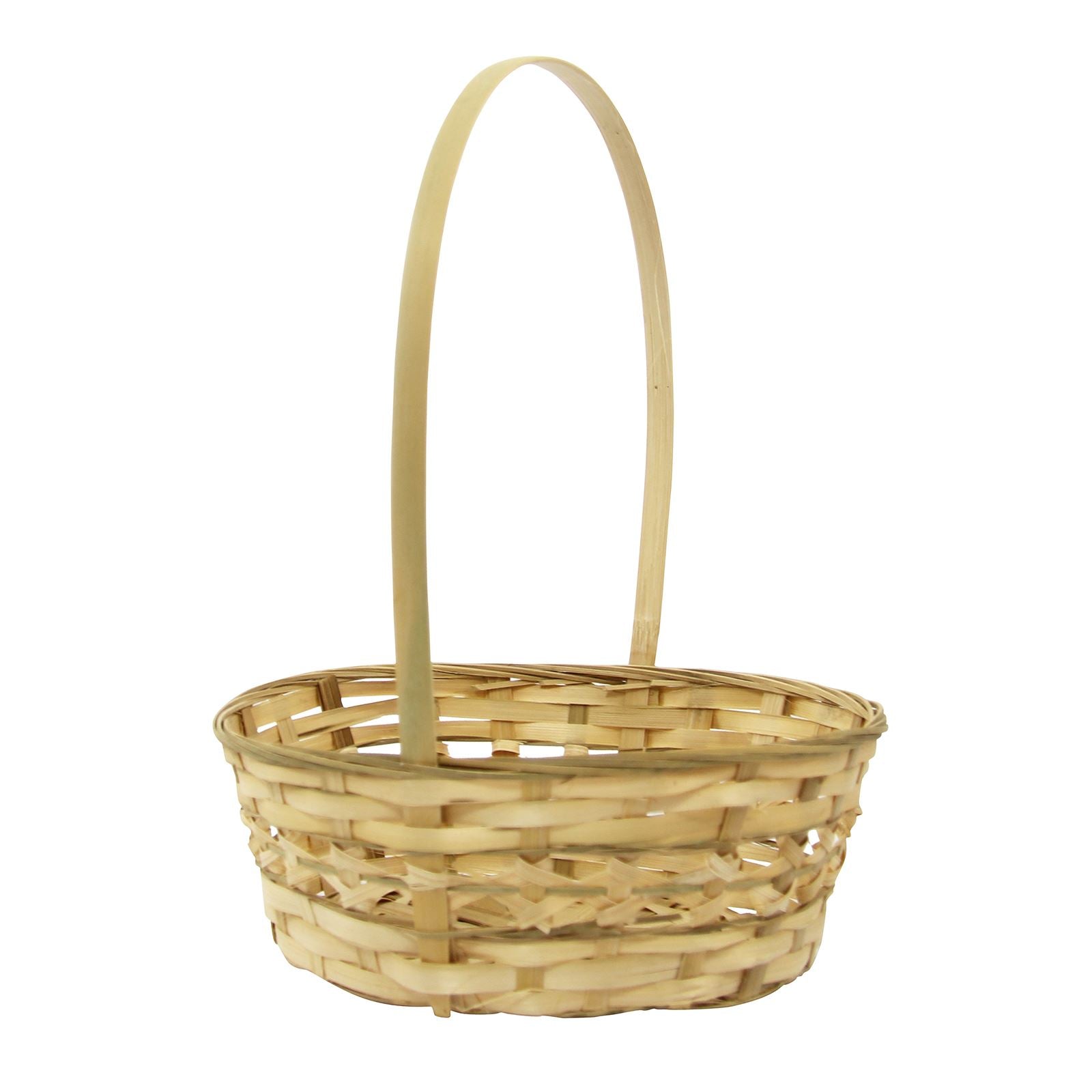 Set of 4 Tall Tribal Wicker Baskets