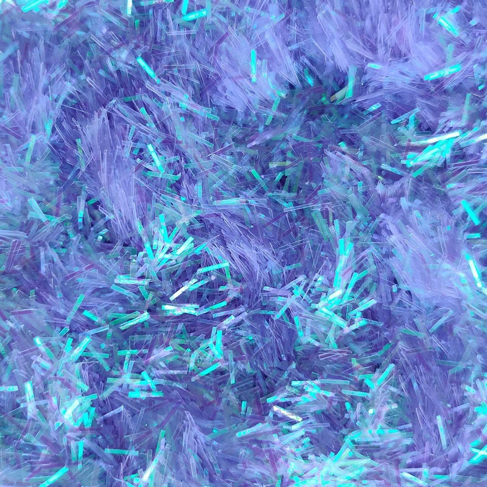 Glitter Elements - Iridescent Lavender - 3mm Tinsel
