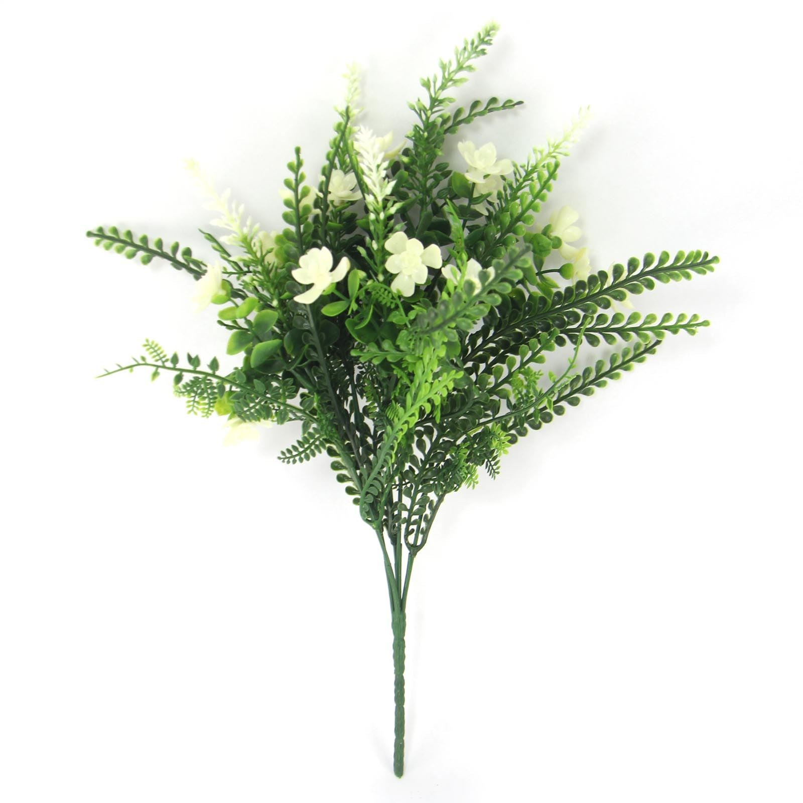 Premium Flowered Plastic Foliage Bunch