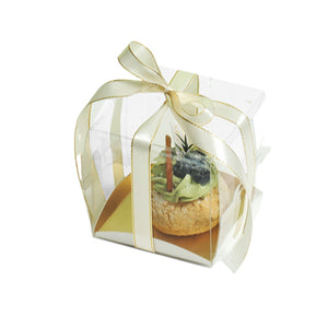 Partitioned Transparent Cake and Goodie Boxes - Clear Acetate Cake Bake Bread Packaging