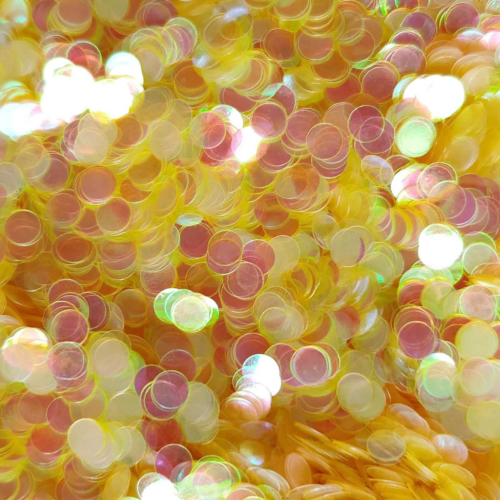 Glitter Elements - Iridescent Mustard - 3mm Dot