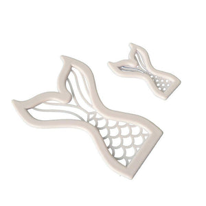 Set of Two Mermaid Fish Tail Cookie Cutters