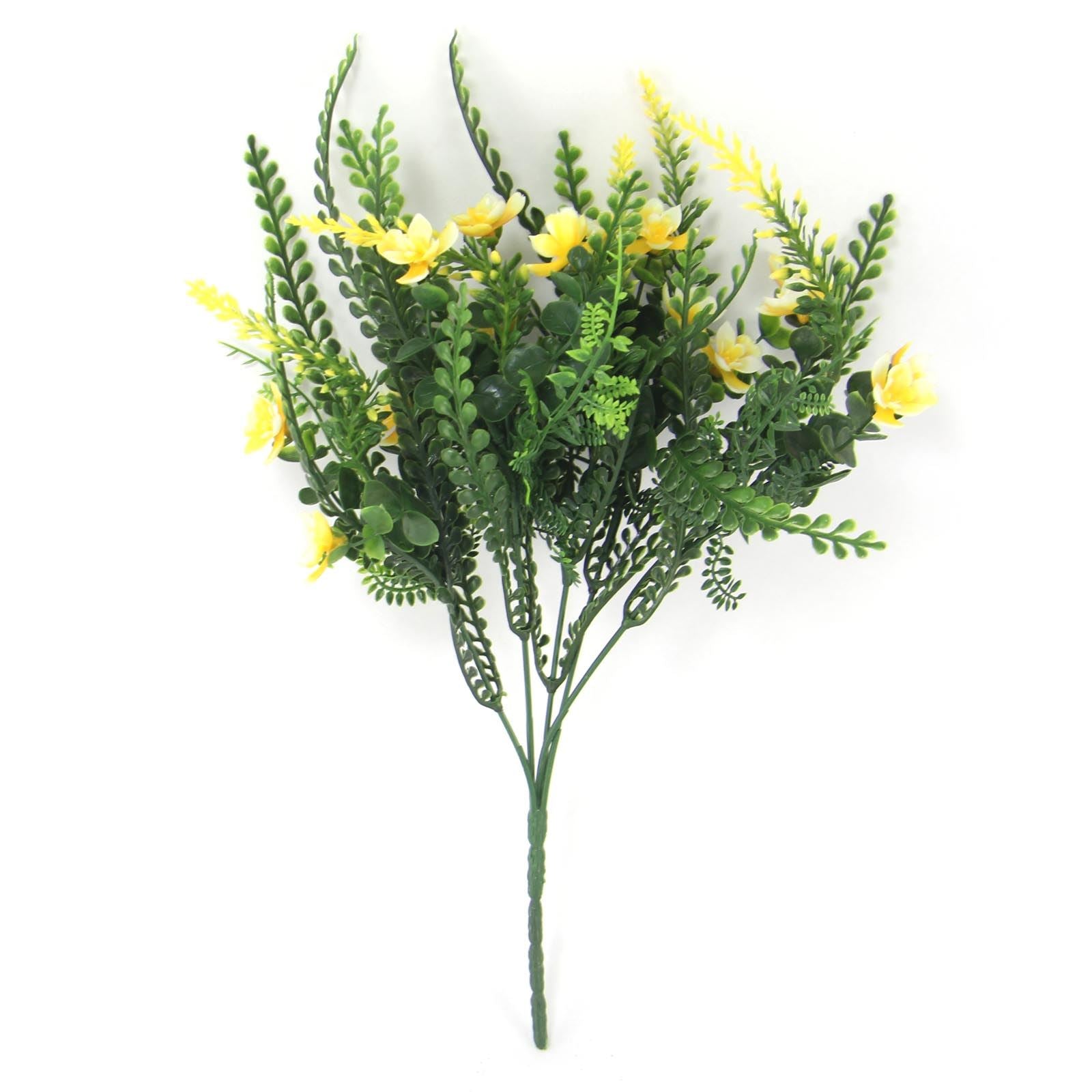 Premium Flowered Plastic Foliage Bunch