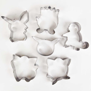 Set of 6 Pokemon Cookie Cutters