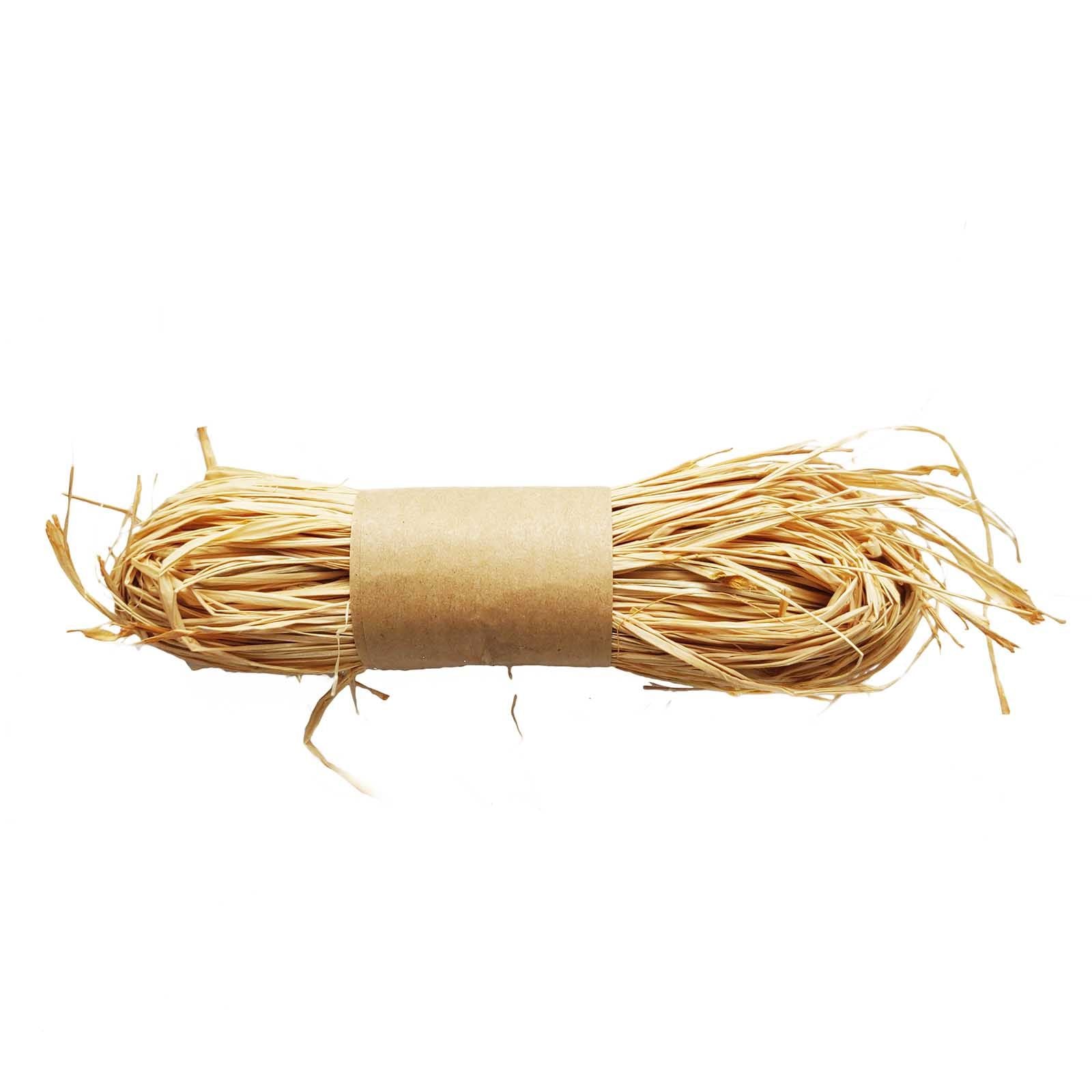 30g Bundles of Natural Raffia Fibre