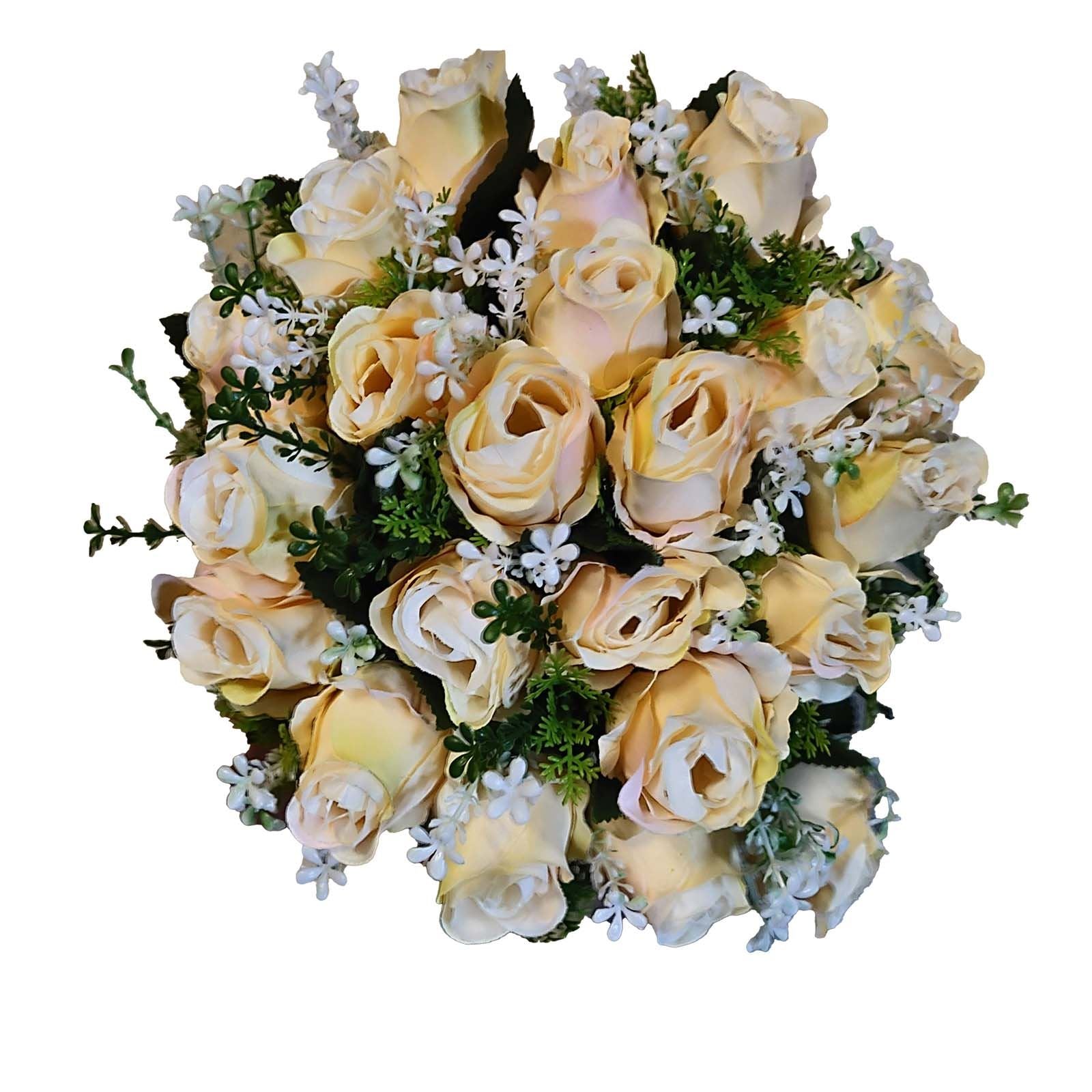 Large Bunch of 21 Rose Buds