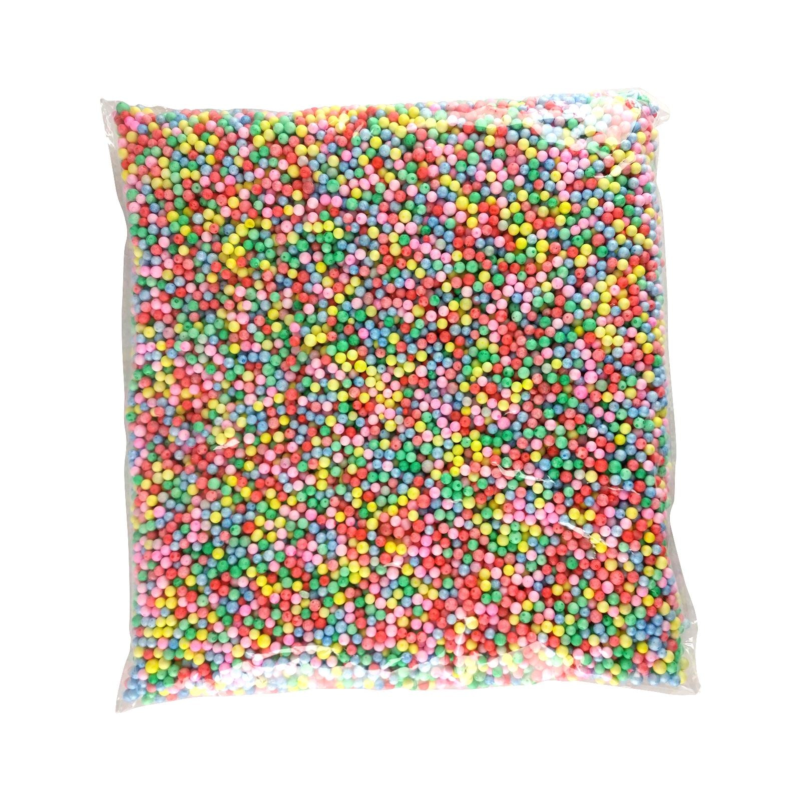 50g of Mini Multicolour Polystyrene Balls (2.5 Litres)