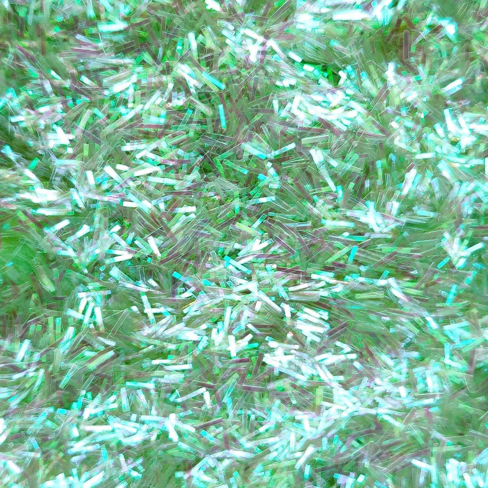Glitter Elements - Iridescent Apple - 3mm Tinsel